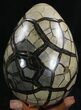 Septarian Dragon Egg Geode With Removable Section #33725-1